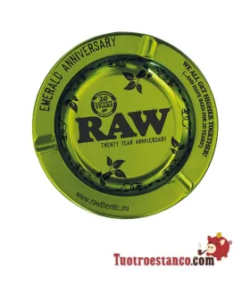 Metal Emerald RAW Aschenbecher