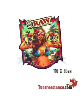 Pegatina Raw Bazil Girl