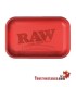 Raw Red Matte metal tray 27.5 x 17.50 cm