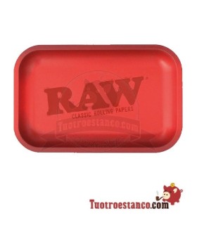 Raw Red Matte metal tray 27.5 x 17.50 cm