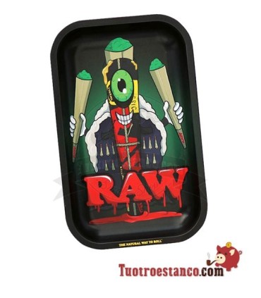 Bandeja metálica Raw Black Monster Cone 27,5 x 17,50 cm