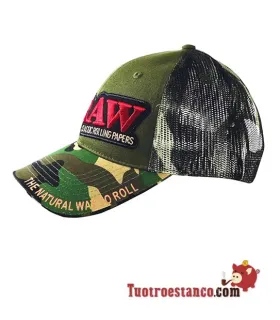 Camouflage Trucker Grille Cap + Raw Poker