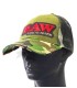 Camouflage Trucker Grille Cap + Raw Poker