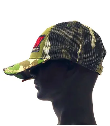 Camouflage Trucker Grille Cap + Raw Poker