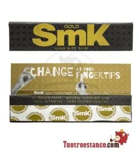 Estojo de Papel SMK king size slim GOLD