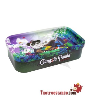 Caja Bandeja Gangsta Panda Verde