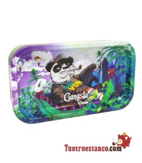 Caja Bandeja Gangsta Panda Verde