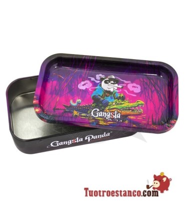 Caja Bandeja Gangsta Panda Morado