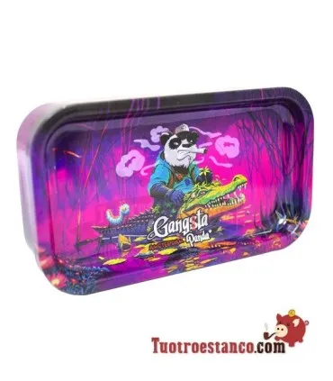 Gangsta Panda Lila Tablett-Box