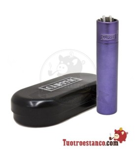 La NUOVA Clipper Metallica Nera + custodia in metallo