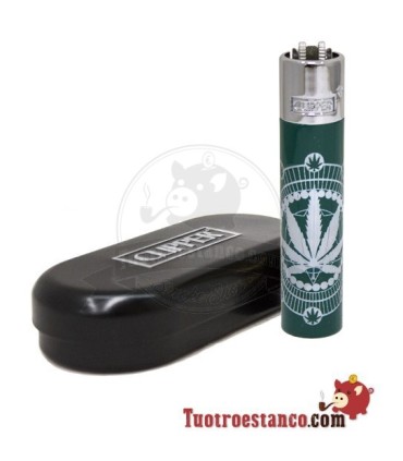 Ganjala Green Metallic Clipper + Metallgehäuse