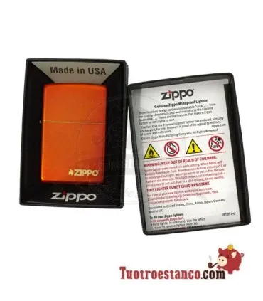Zippo Métallique Rouge