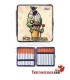 Zombie Skull Cream Cigarette Case 20 cig