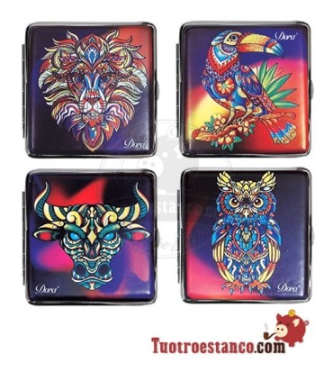 Pitillera Ethnic Animals de 20 cig