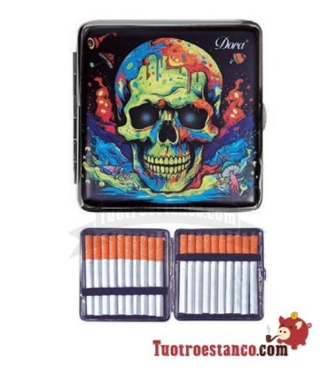 Skull Colors 20 cig cigarette case
