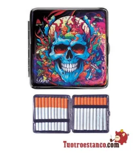 Skull Colors 20 Zigarettenettui