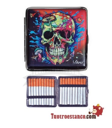 Caixa de cigarros Skull Colors 20
