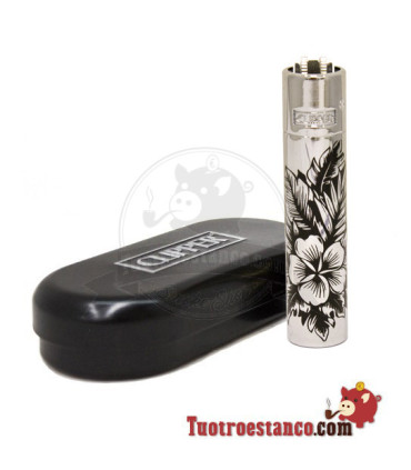 Floral Metallic Clipper + Metallgehäuse