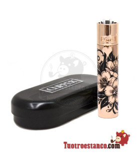 Floral Metallic Clipper + Metallgehäuse