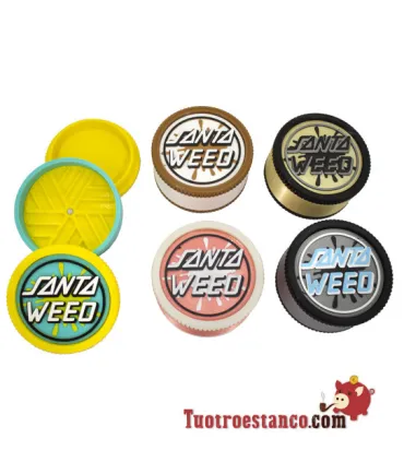 Grinder Locker 3D Santa Weed