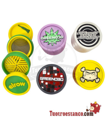 Grinder 3D 4 partes