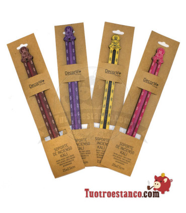 Soporte para incienso de madera Buda