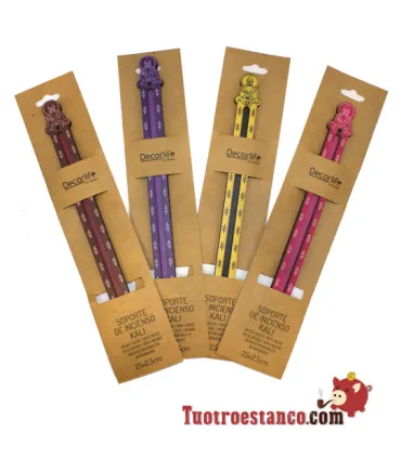Soporte para incienso de madera Buda
