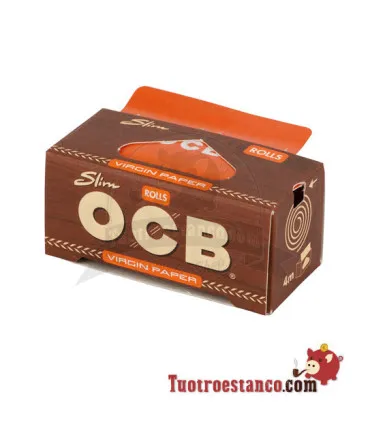 Papel OCB Virgin Slim Roll 4 metros