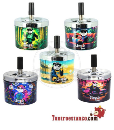 Cendrier poussé de panda gangsta