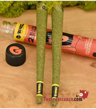 Papel G-Rollz Terpenos 2 Blunts Mango Pulp