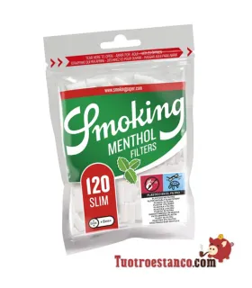 Smoking Menthol Filters 6mm – 120 Flavoured Tips