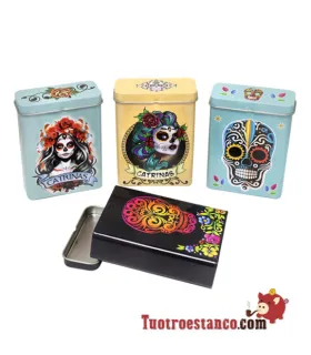 Pitillera Metal Catrina