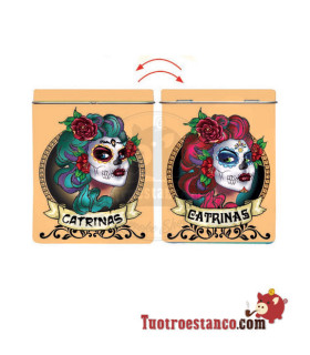 Pitillera Metal Catrina