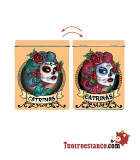 Pitillera Metal Catrina