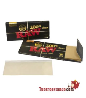 Papel Raw Black 200