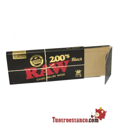 Papel Raw Black 200