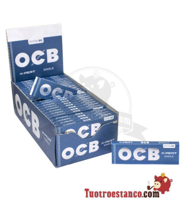 OCB Blue X-pert 70 mm Papel - 50 livretos