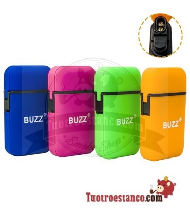 Accendino a doppia fiamma Buzz, colori vari