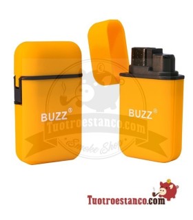 Buzz double flame torch lighter, orange color