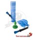 Bong in tubo di silicone pieghevole 20cm