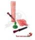 Bong in tubo di silicone pieghevole 20cm