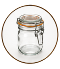 Glazen container