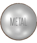 Tabletts aus Metall