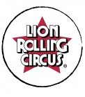 Lion Rolling Circus de papel